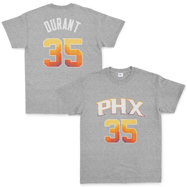 Kevin Durant 35 Phoenix Forma Tişört S - Gri