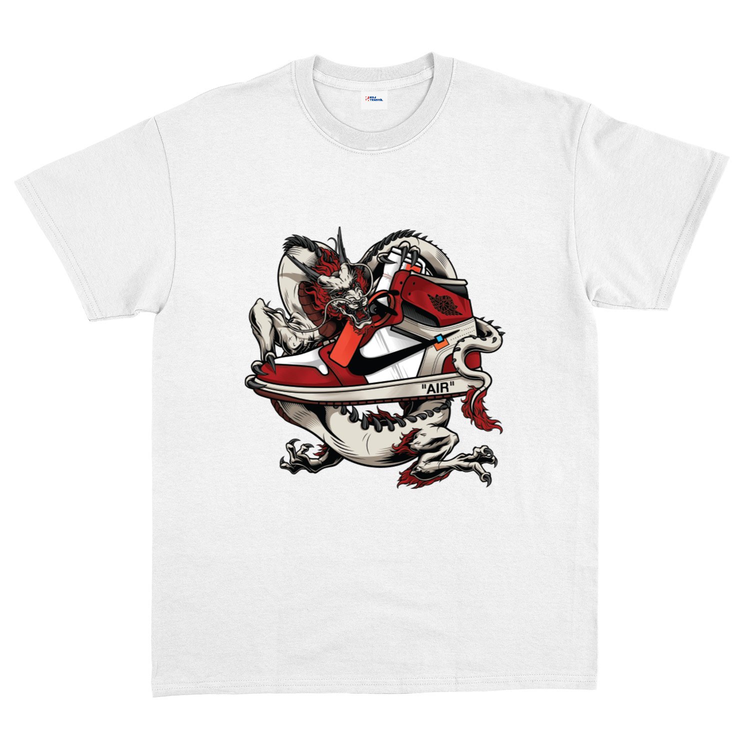 Air Jordan Dragon Tişört L - Beyaz