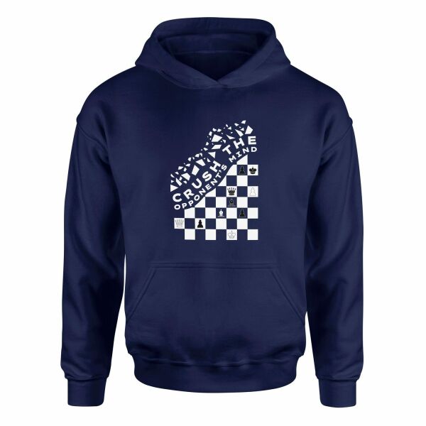 Crush the Opponents Mind Hoodie M - İndigo Mavisi
