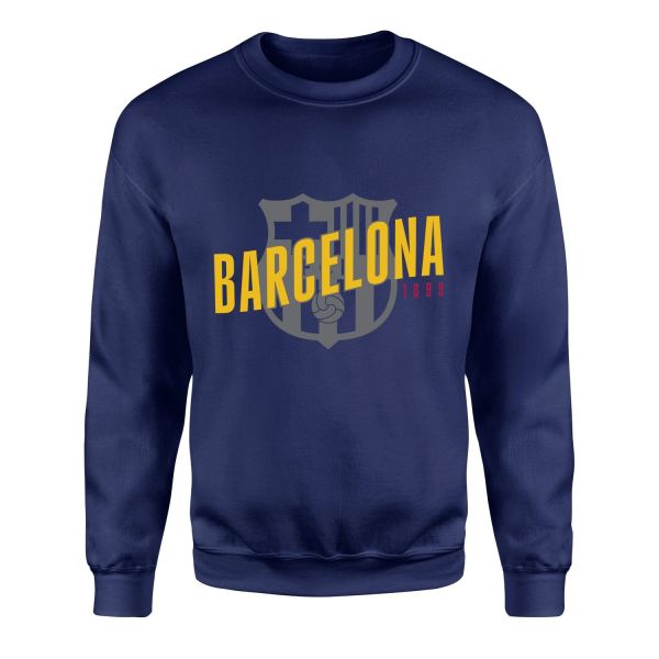 FC Barcelona 1899 Sweatshirt L - İndigo Mavisi