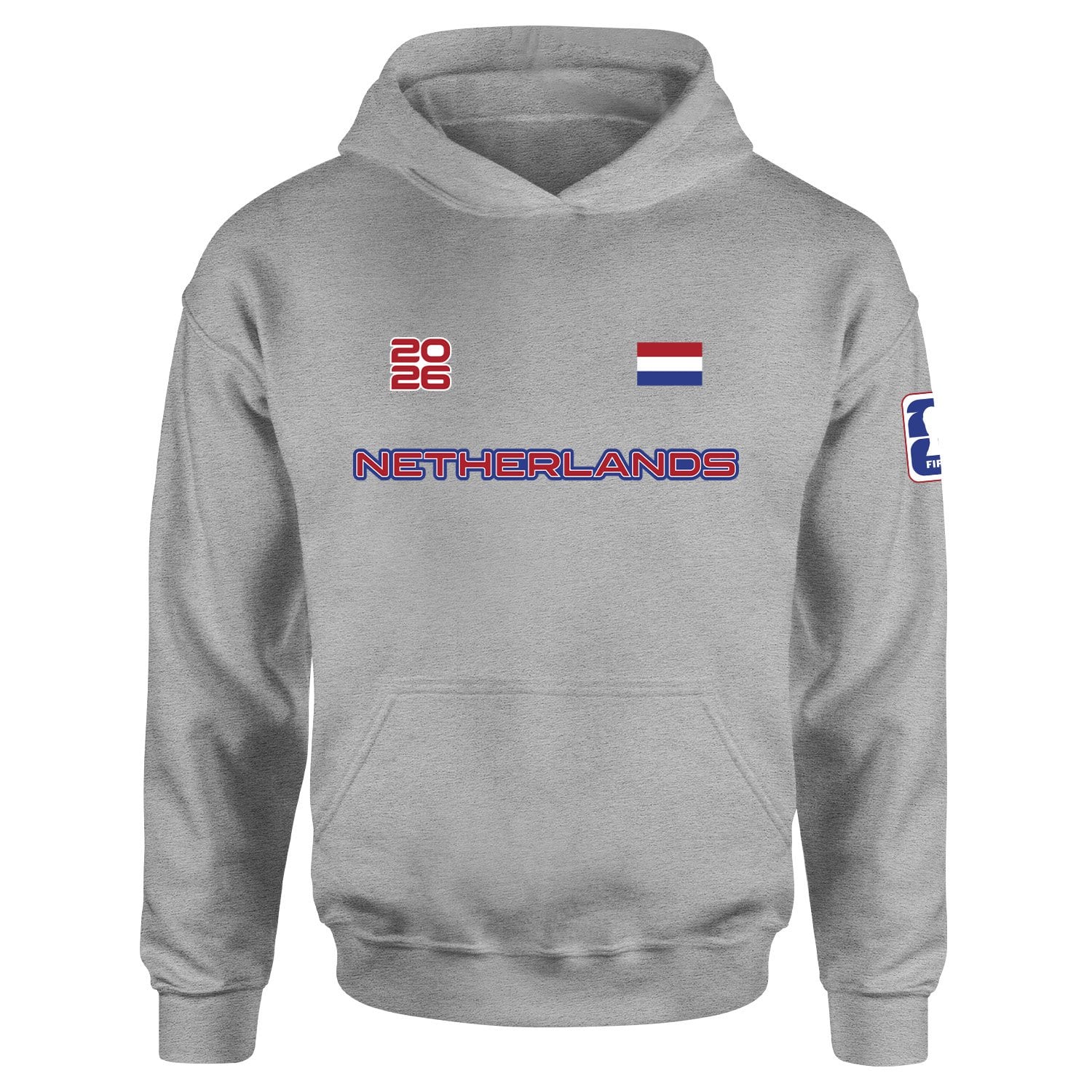 Hollanda 2026 Hoodie XXL - Gri