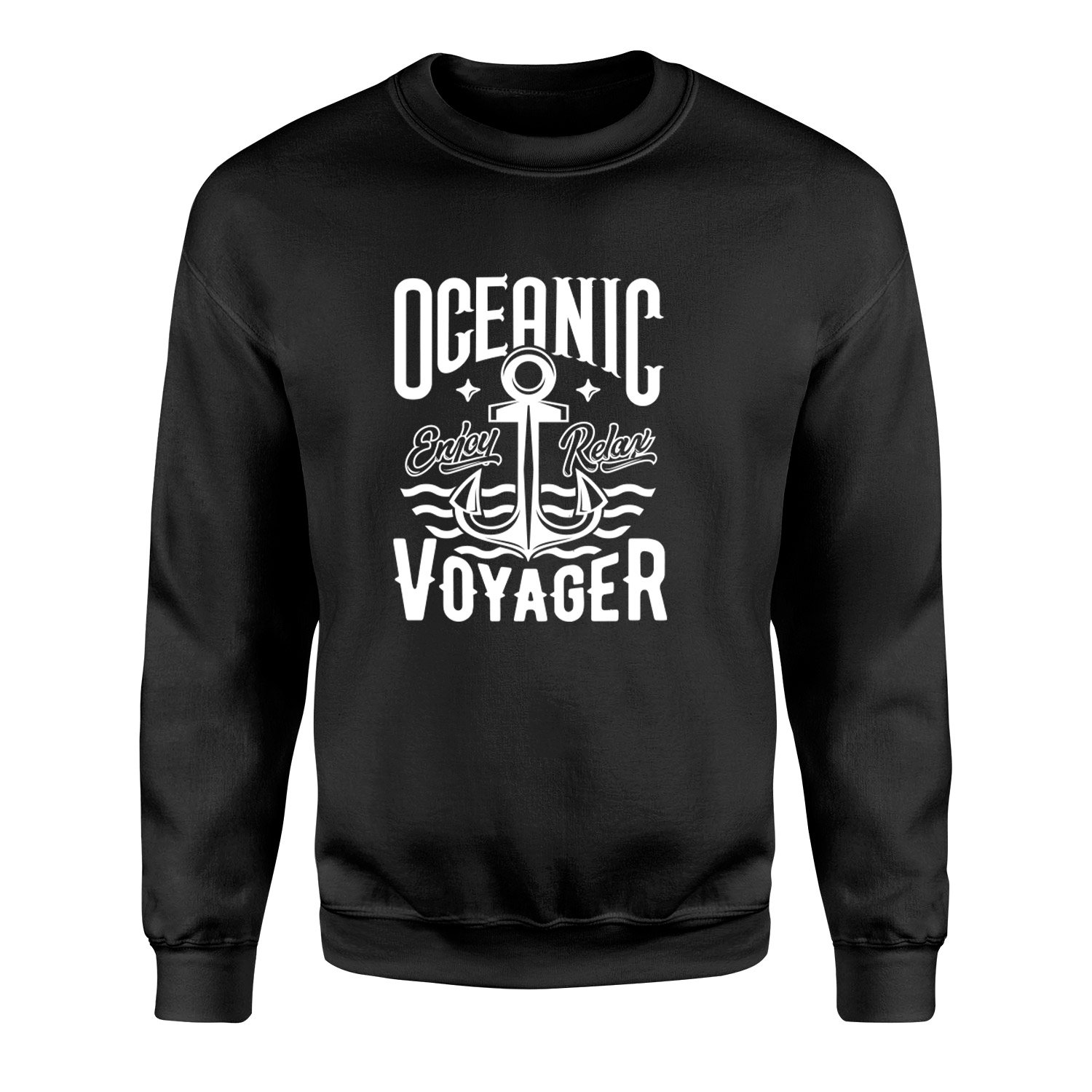 Oceanic Voyager Sweatshirt XL - Siyah