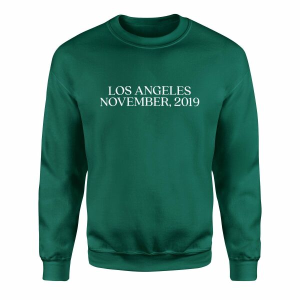 LOS ANGELES, NOVEMBER, 2019 Sweatshirt XXL - Nefti Yeşili