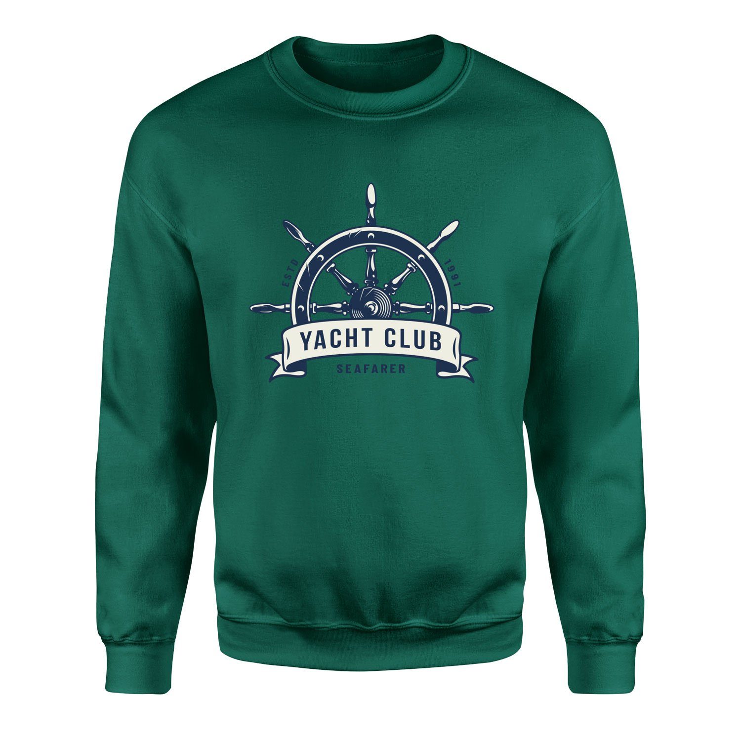Seafarer Yacht Club Sweatshirt M - Nefti Yeşili
