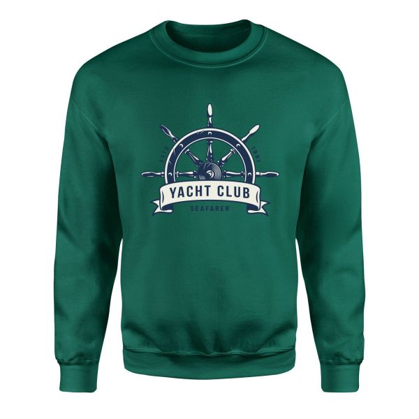 Seafarer Yacht Club Sweatshirt M - Nefti Yeşili