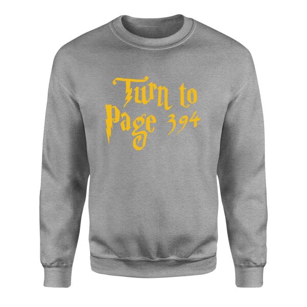 Turn to Page 394 Sweatshirt L - Gri