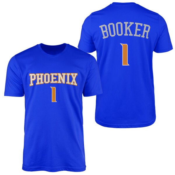 Devin Booker Phoenix Forma Tişört L - Mavi
