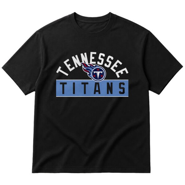Tennessee Titans AFC Oversize Tişört S - Siyah