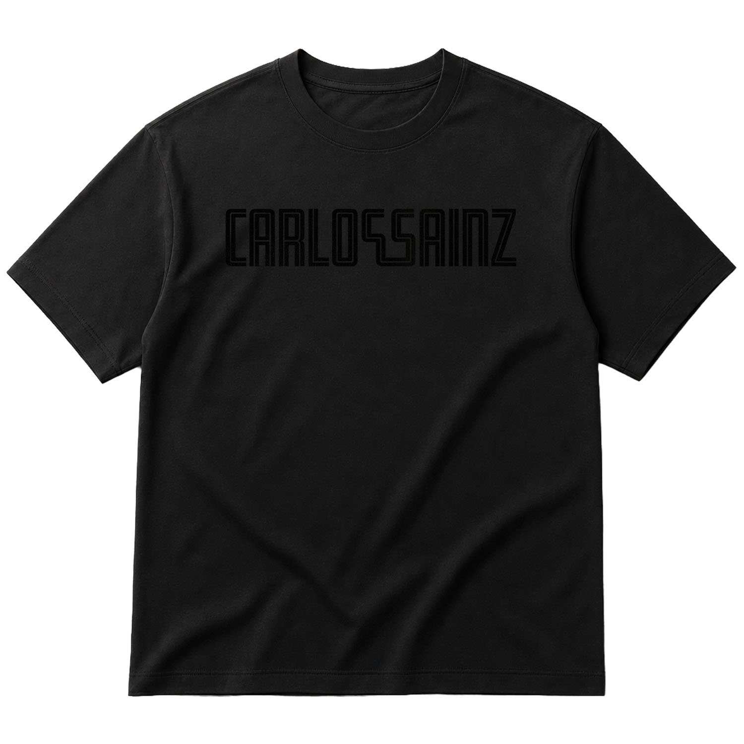 Carlos Sainz Illustration CS55 Oversize Tişört S - Siyah
