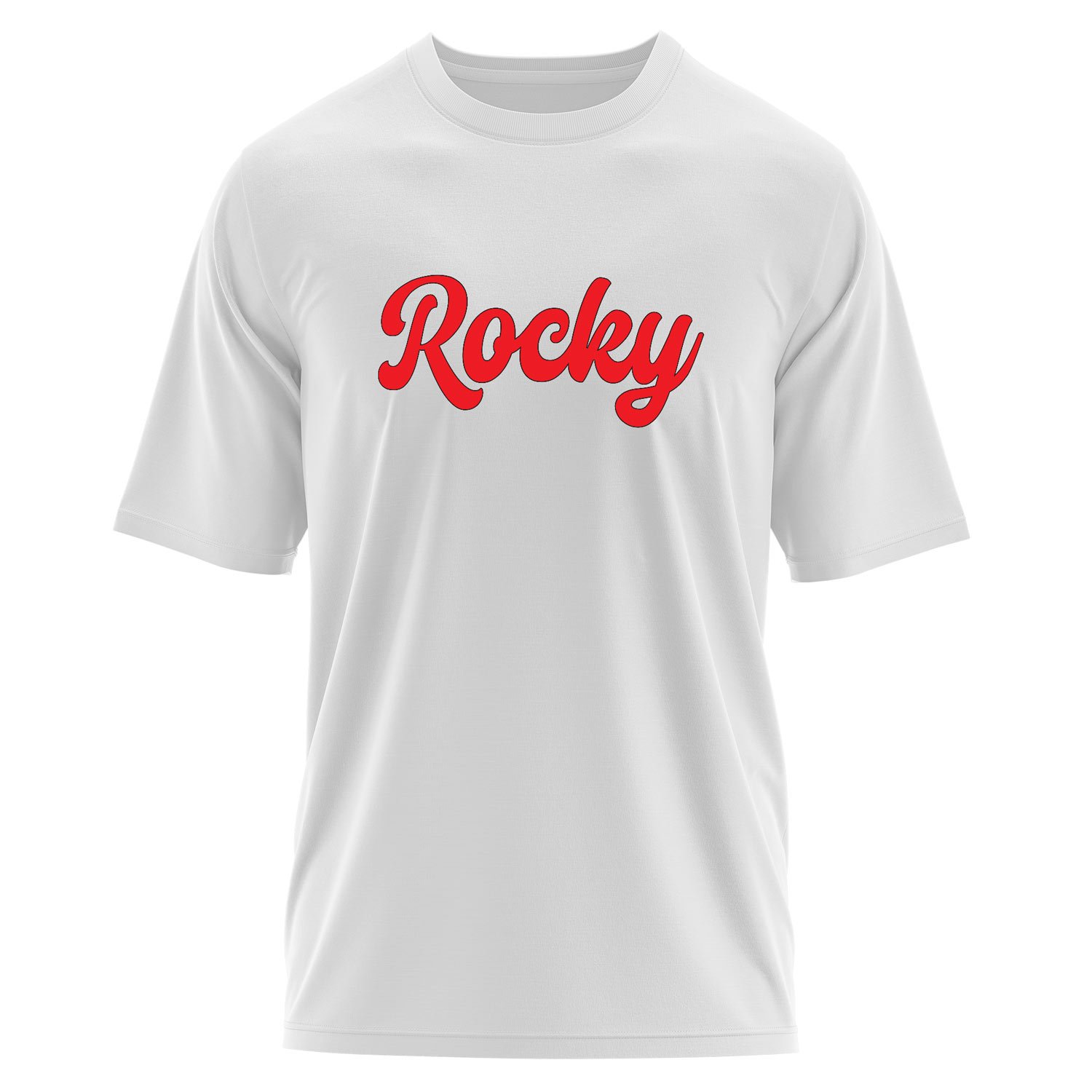 Rocky Oversize Tişört XL - Beyaz