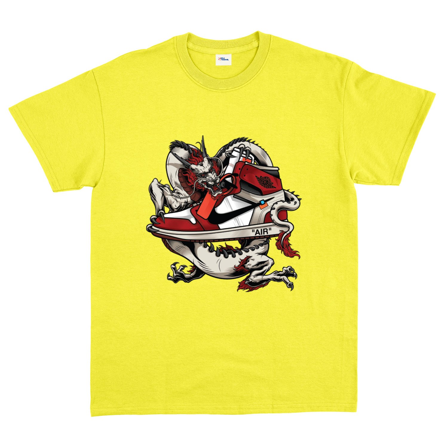 Air Jordan Dragon Tişört S - Sarı