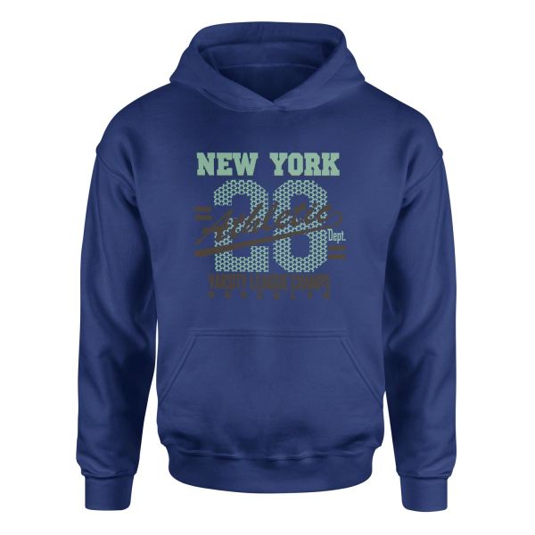 NY Athletic Hoodie S - İndigo Mavisi