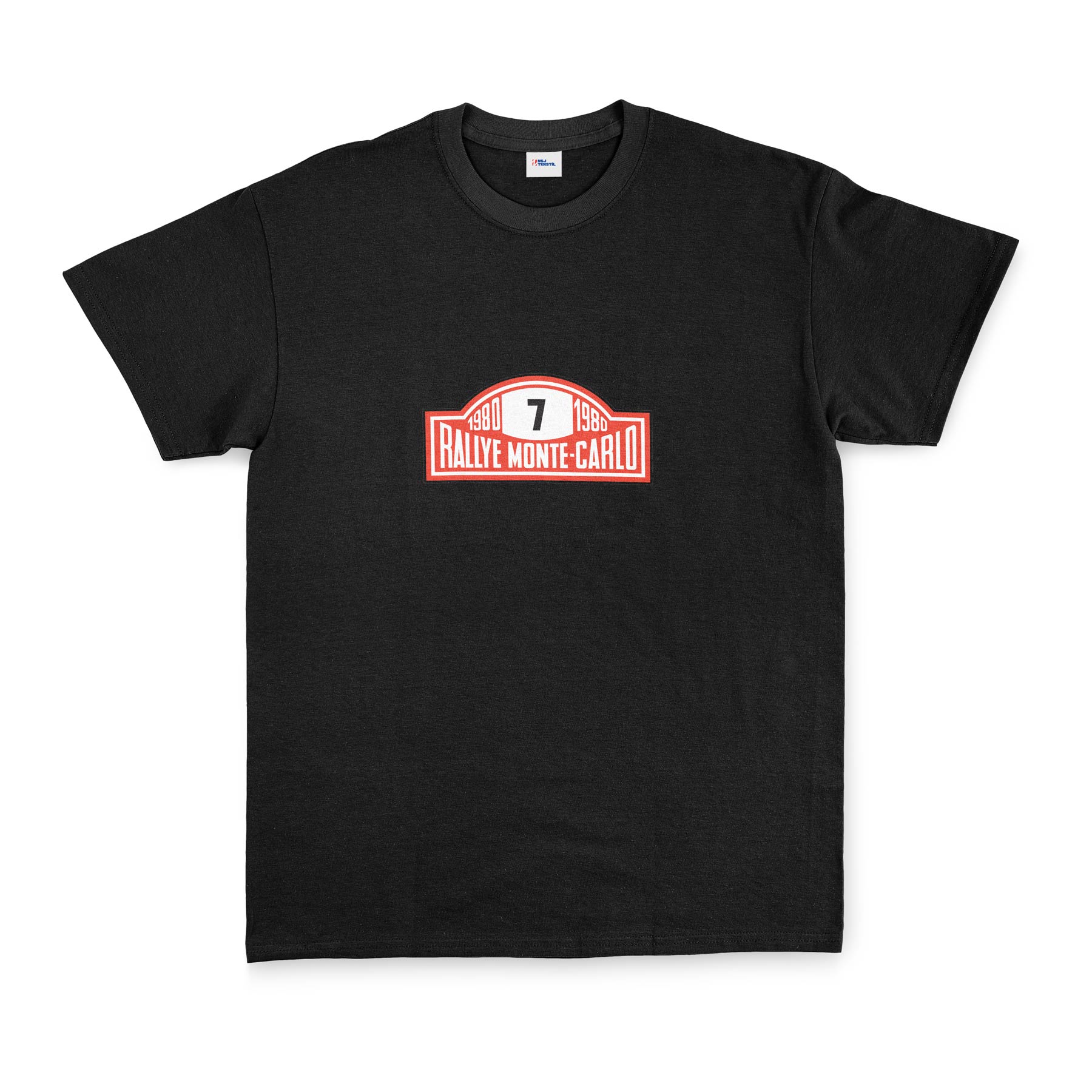 Rallye Monte-Carlo 80 Tişört S - Siyah | OUTLET