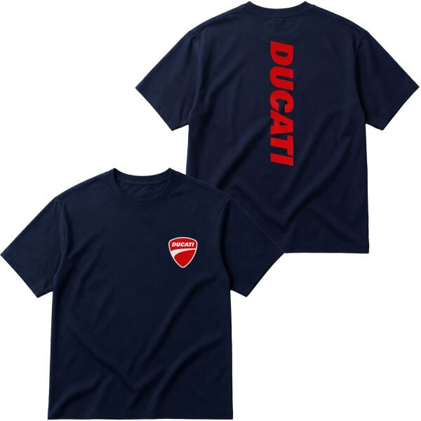 Ducati Basic Racing Oversize Tişört S - İndigo Mavisi