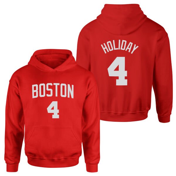 Jrue Holiday 24/25 Forma Hoodie S - Kırmızı