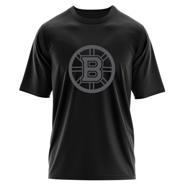 Boston Bruins Muted Black Oversize Tişört