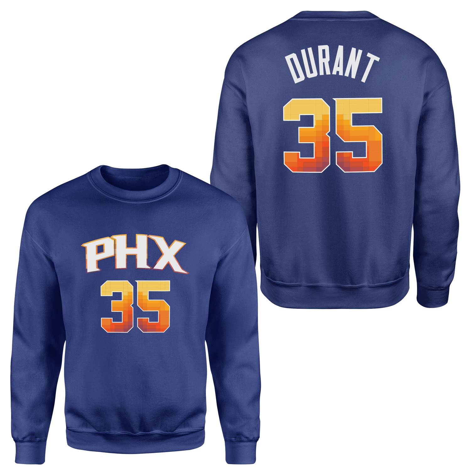 Kevin Durant 35 Phoenix Forma Sweatshirt M - İndigo Mavisi
