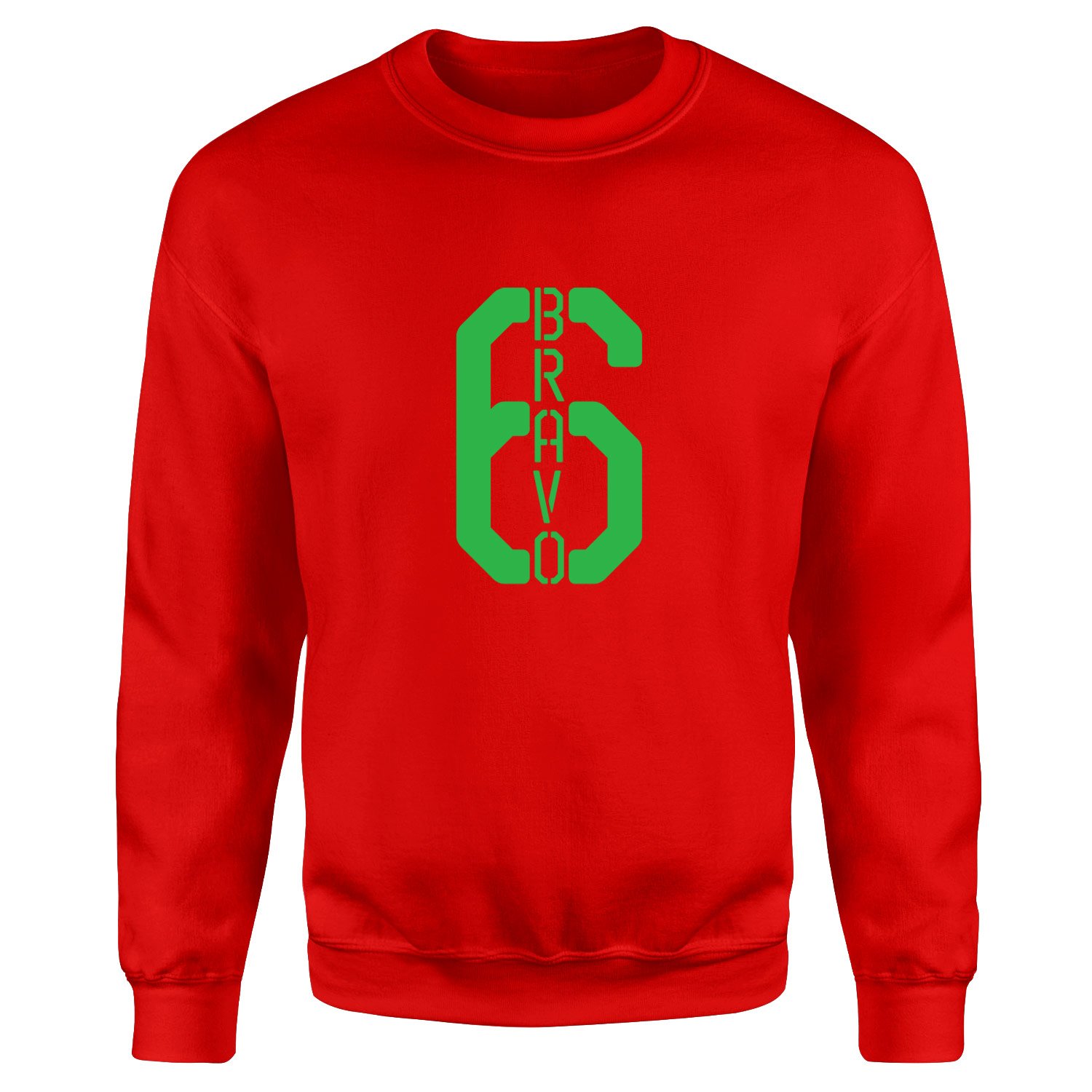 Bravo 6 | Call of Duty Sweatshirt M - Kırmızı