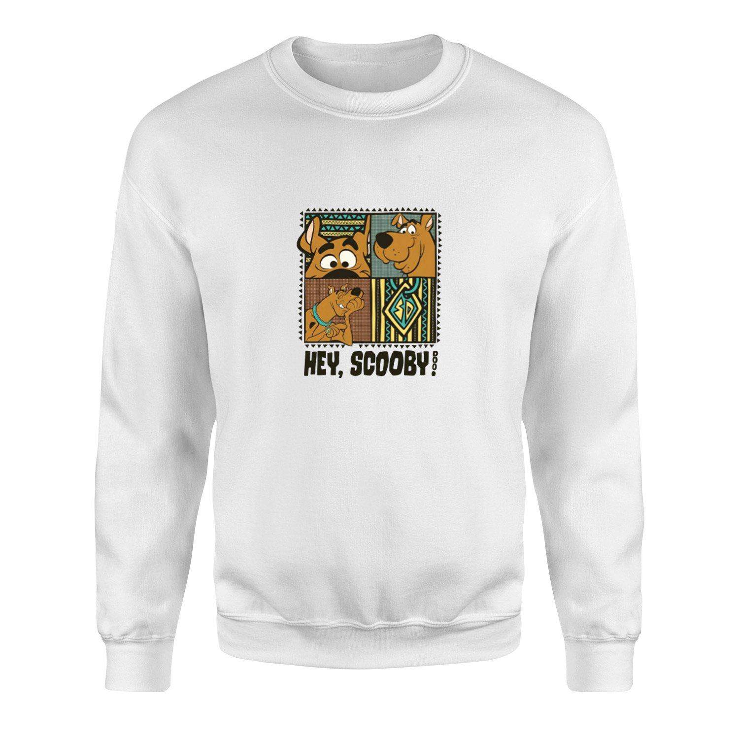 Hey Scooby! Sweatshirt S - Beyaz