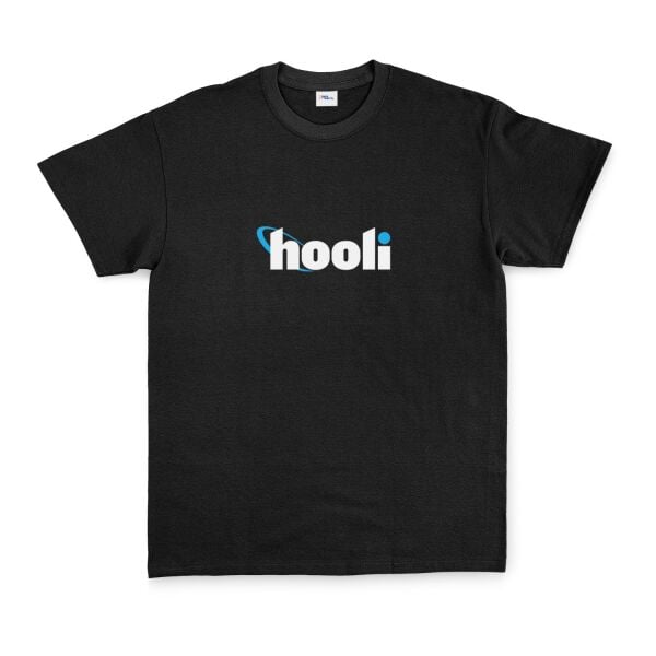 Hooli | Silicon Valley Tişört L - Siyah | OUTLET