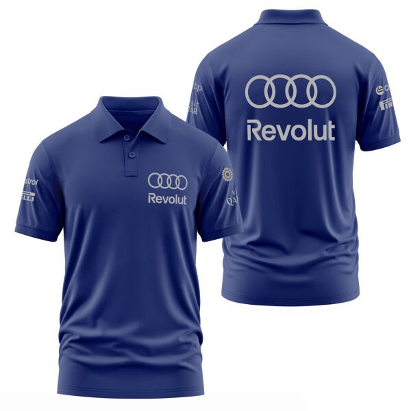 Audi Revolut Racing Polo Tişört S - İndigo Mavisi