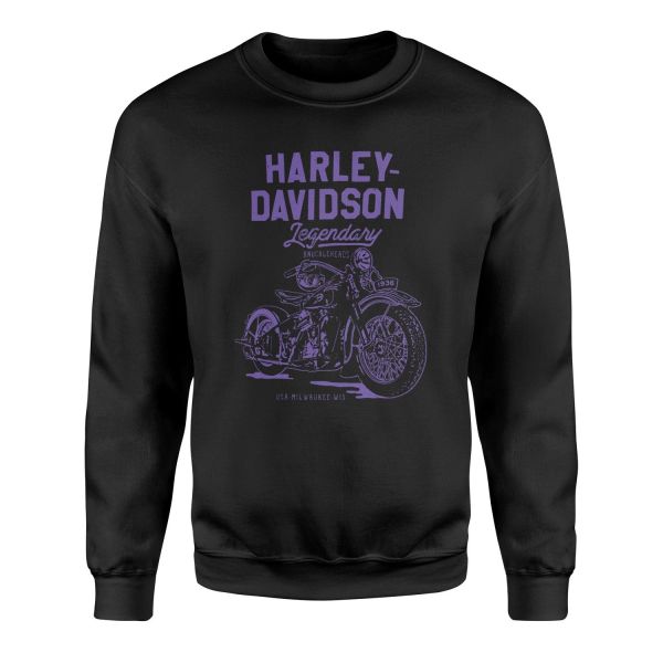 Harley-Davidson XIV Sweatshirt S - Siyah