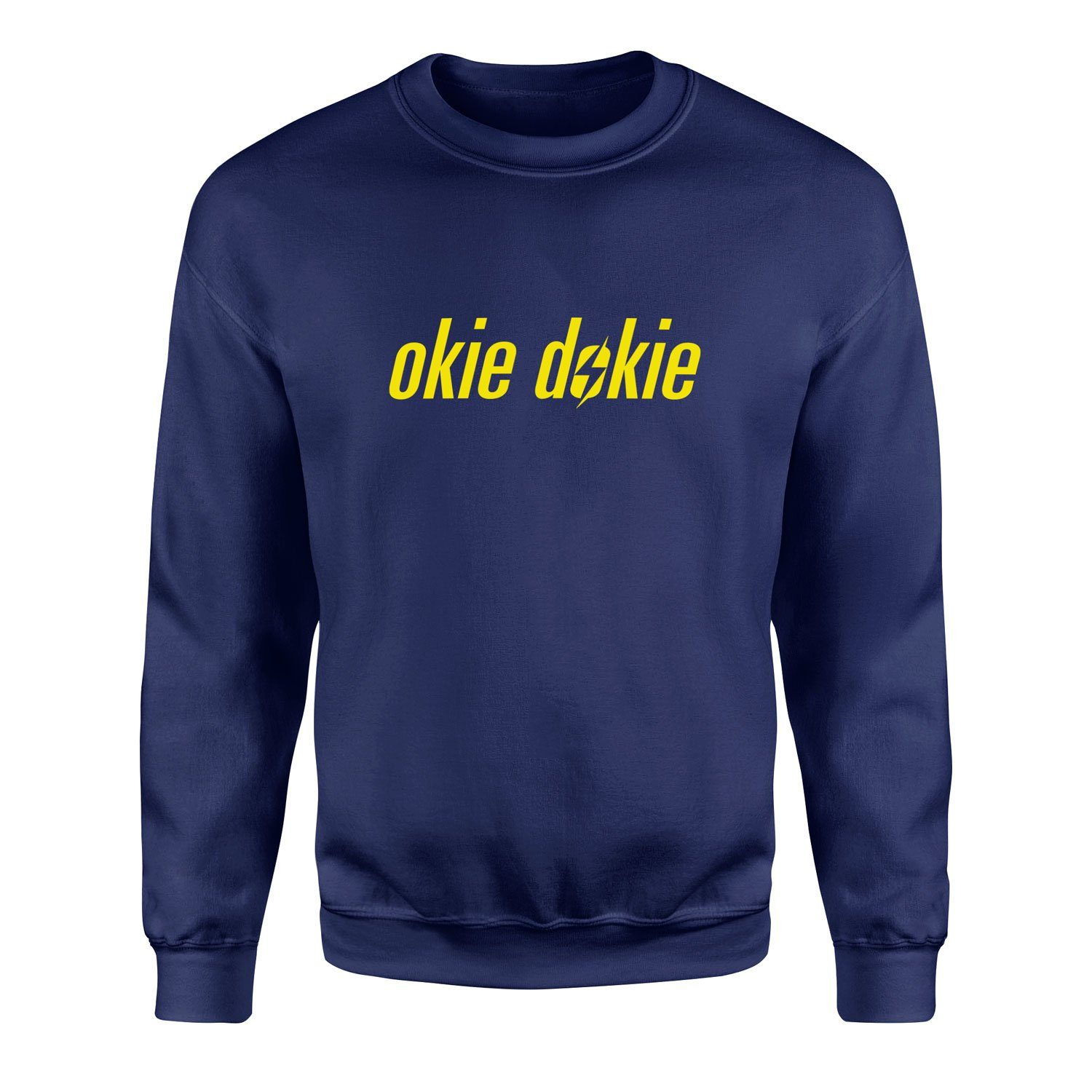 okie dokie | Fallout Sweatshirt M - Lacivert