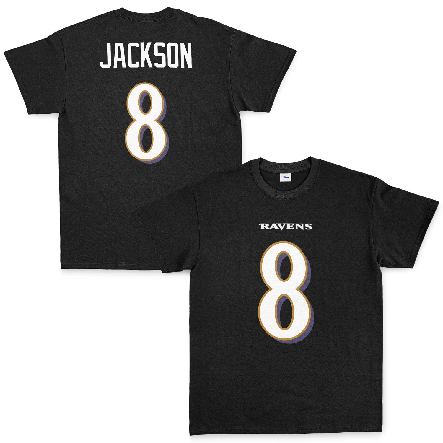 Lamar Jackson Baltimore Ravens Tişört M - Siyah