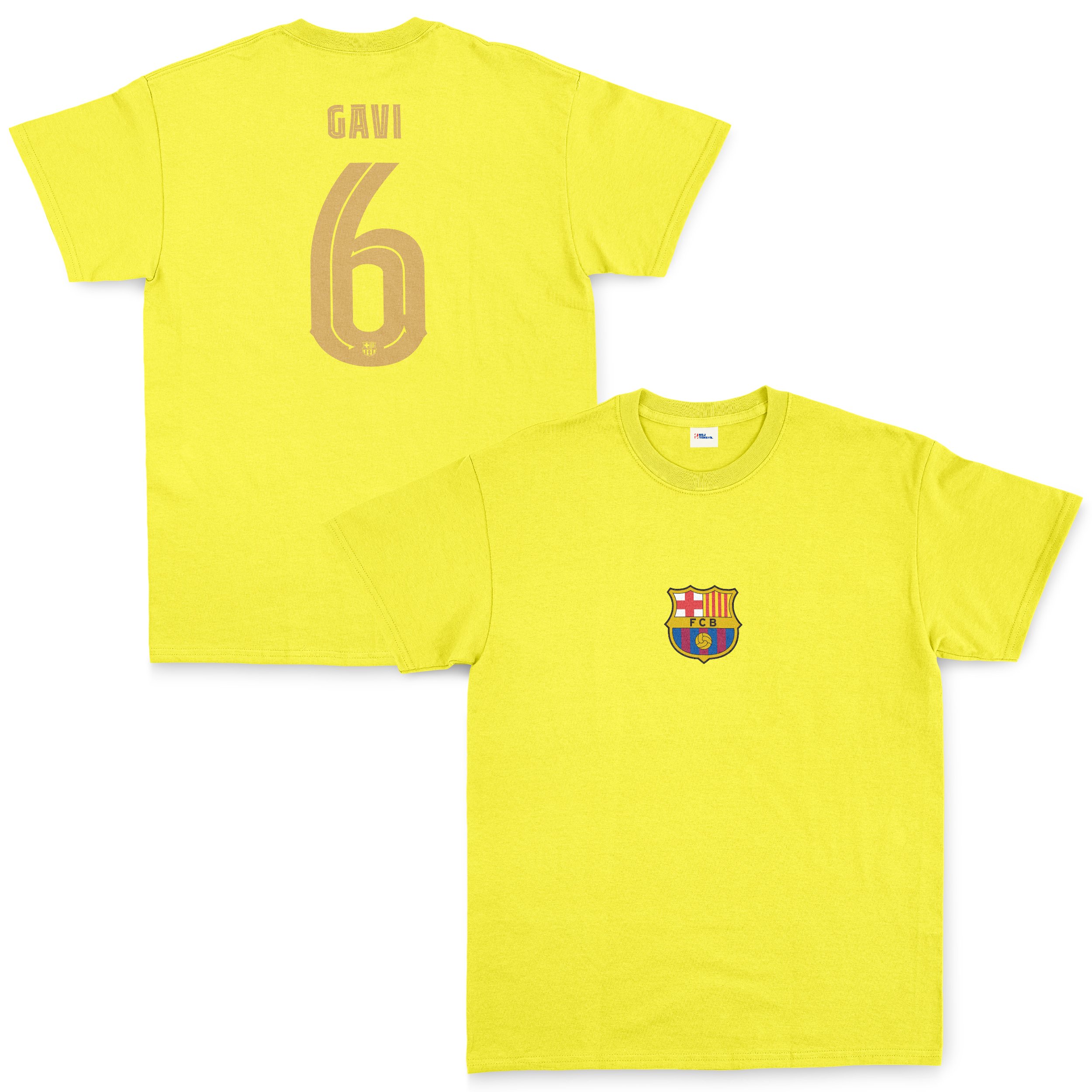 Gavi Barcelona Forma Tişört S - Sarı