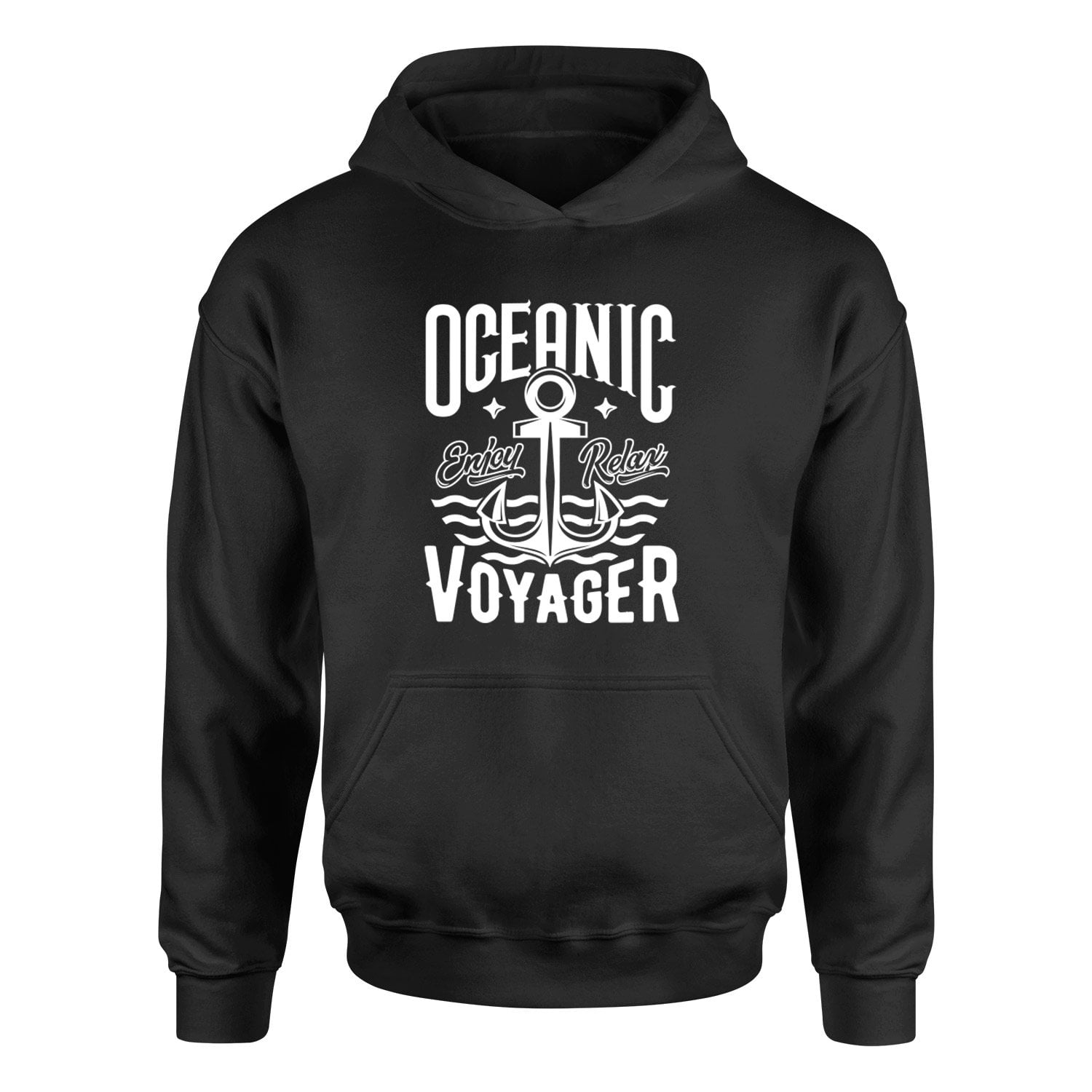 Oceanic Voyager Hoodie S - Siyah