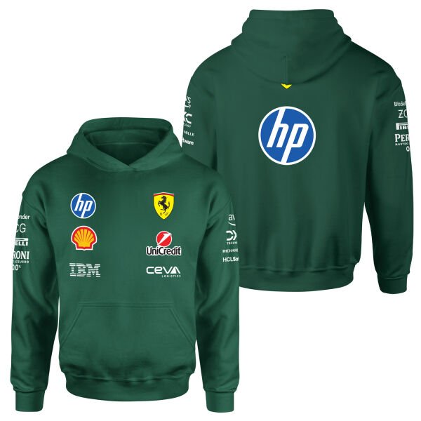 Scuderia Ferrari Teamline 2025 Hoodie L - Nefti Yeşili