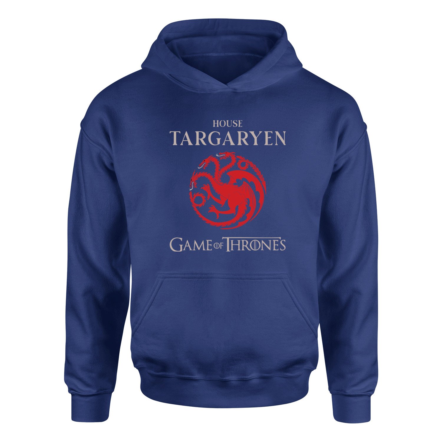 House Targaryen Hoodie XXL - İndigo Mavisi