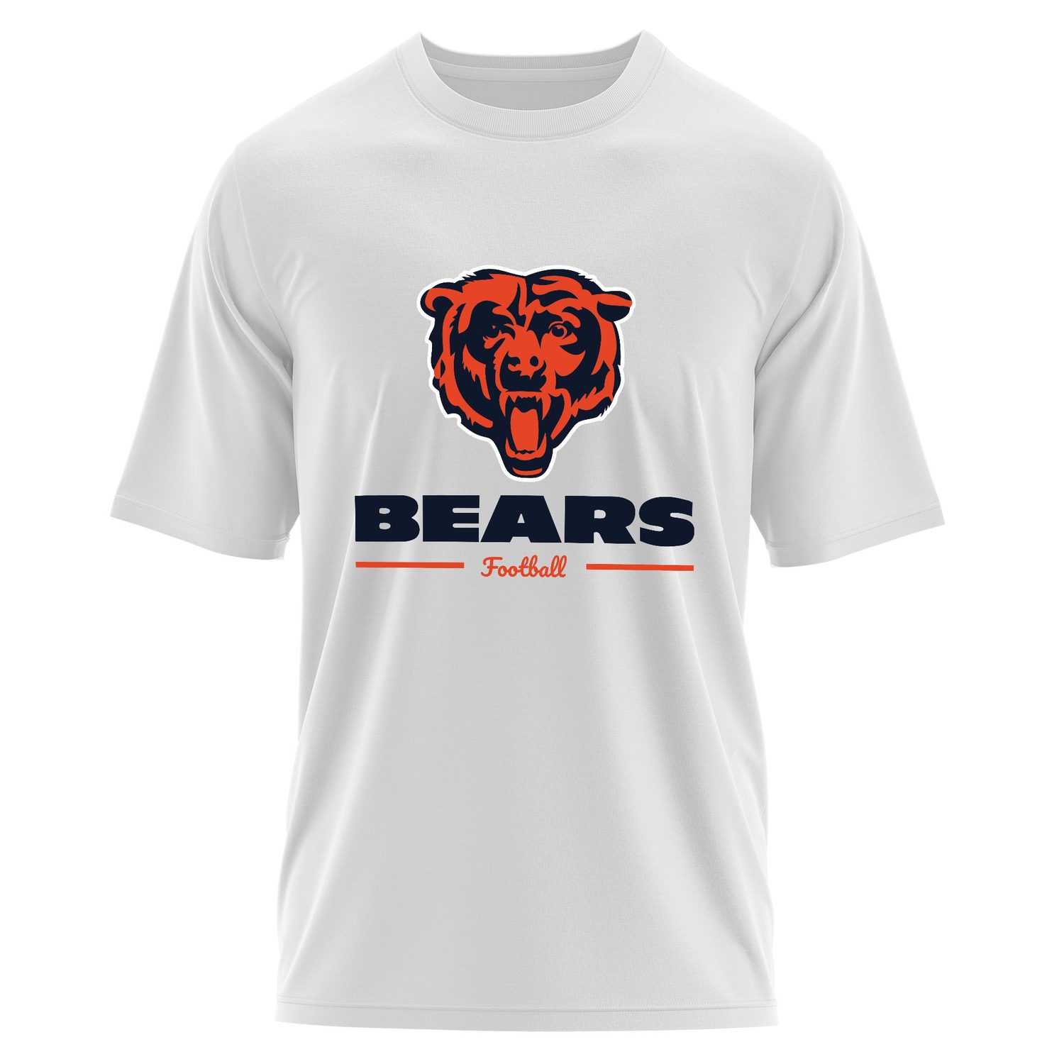 Chicago Bears Chi-Town Roar Oversize Tişört L - Beyaz