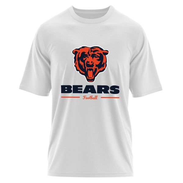 Chicago Bears Chi-Town Roar Oversize Tişört L - Beyaz