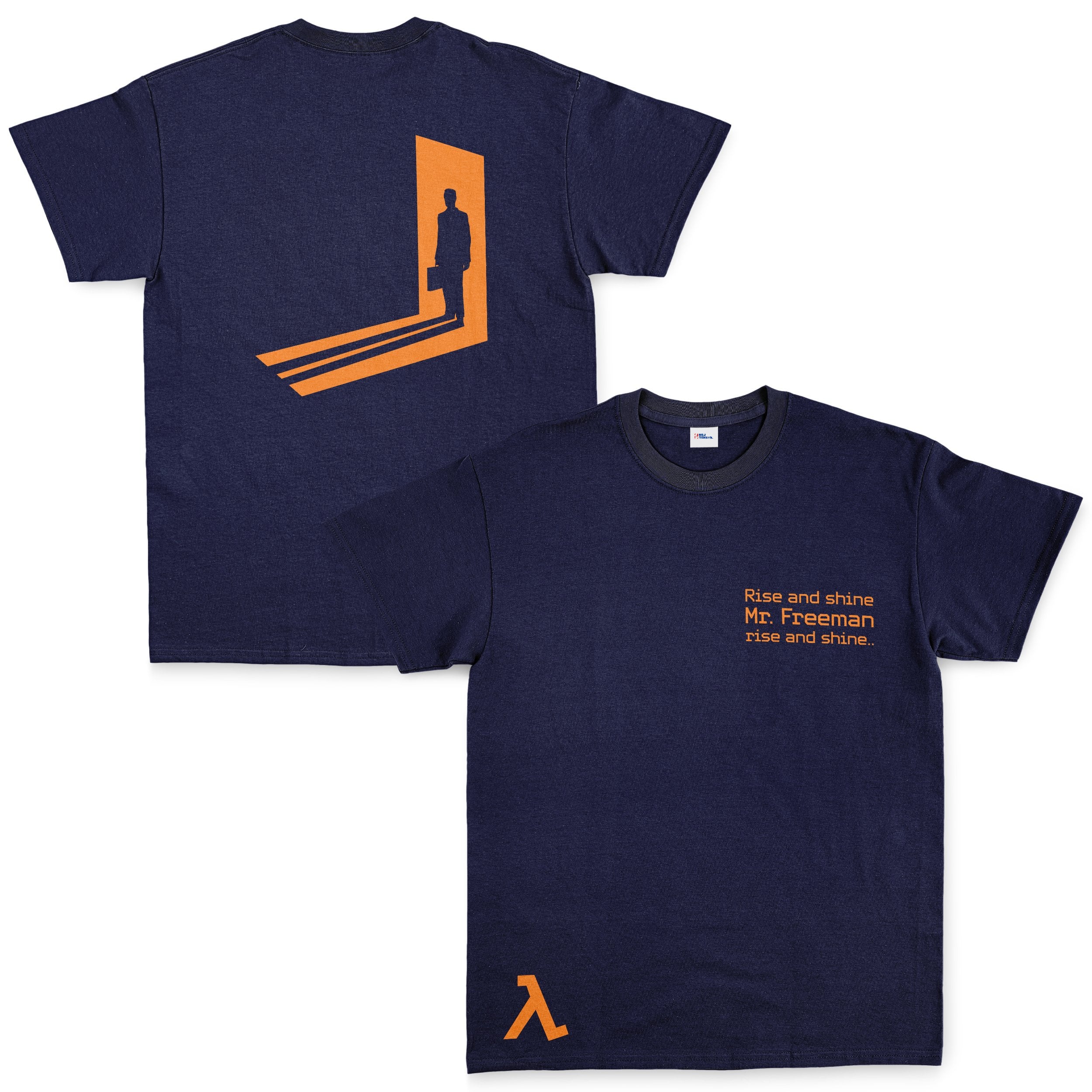 Rise and Shine Mr. Freeman | Half-Life Tişört XXL - İndigo Mavisi