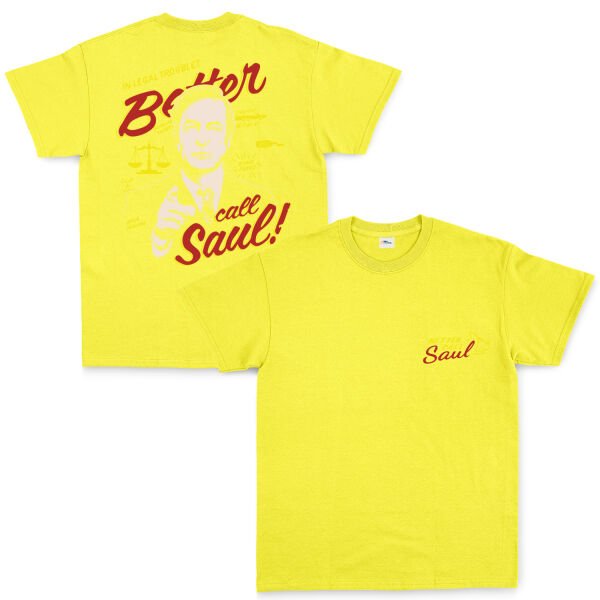 Call Saul Goodman | Better Call Saul Tişört L - Sarı