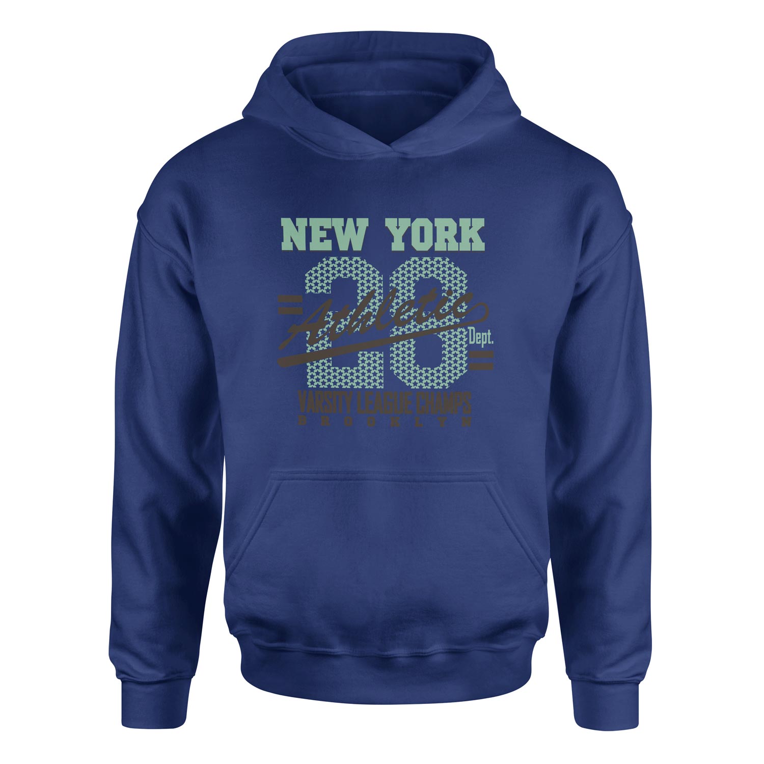 NY Athletic Hoodie L - İndigo Mavisi