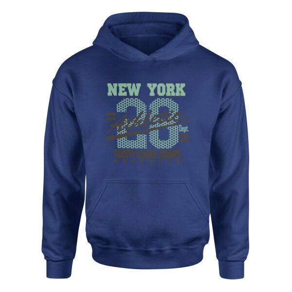 NY Athletic Hoodie L - İndigo Mavisi