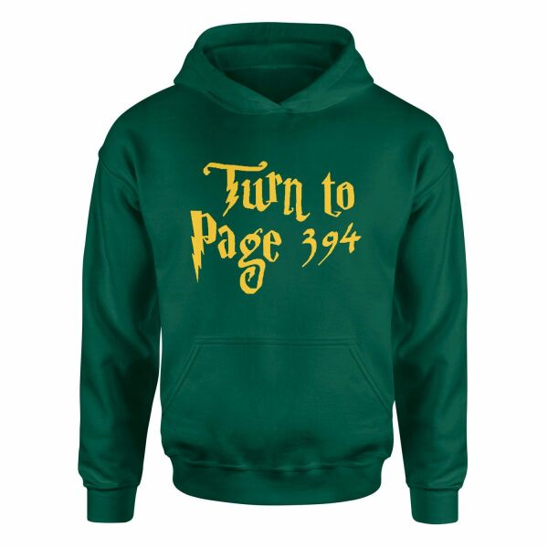 Turn to Page 394 Hoodie L - Nefti Yeşili