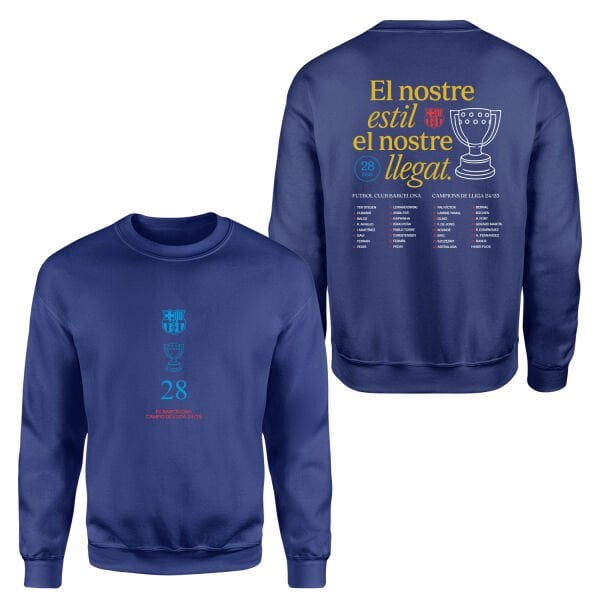 Barcelona Champions 25 Sweatshirt