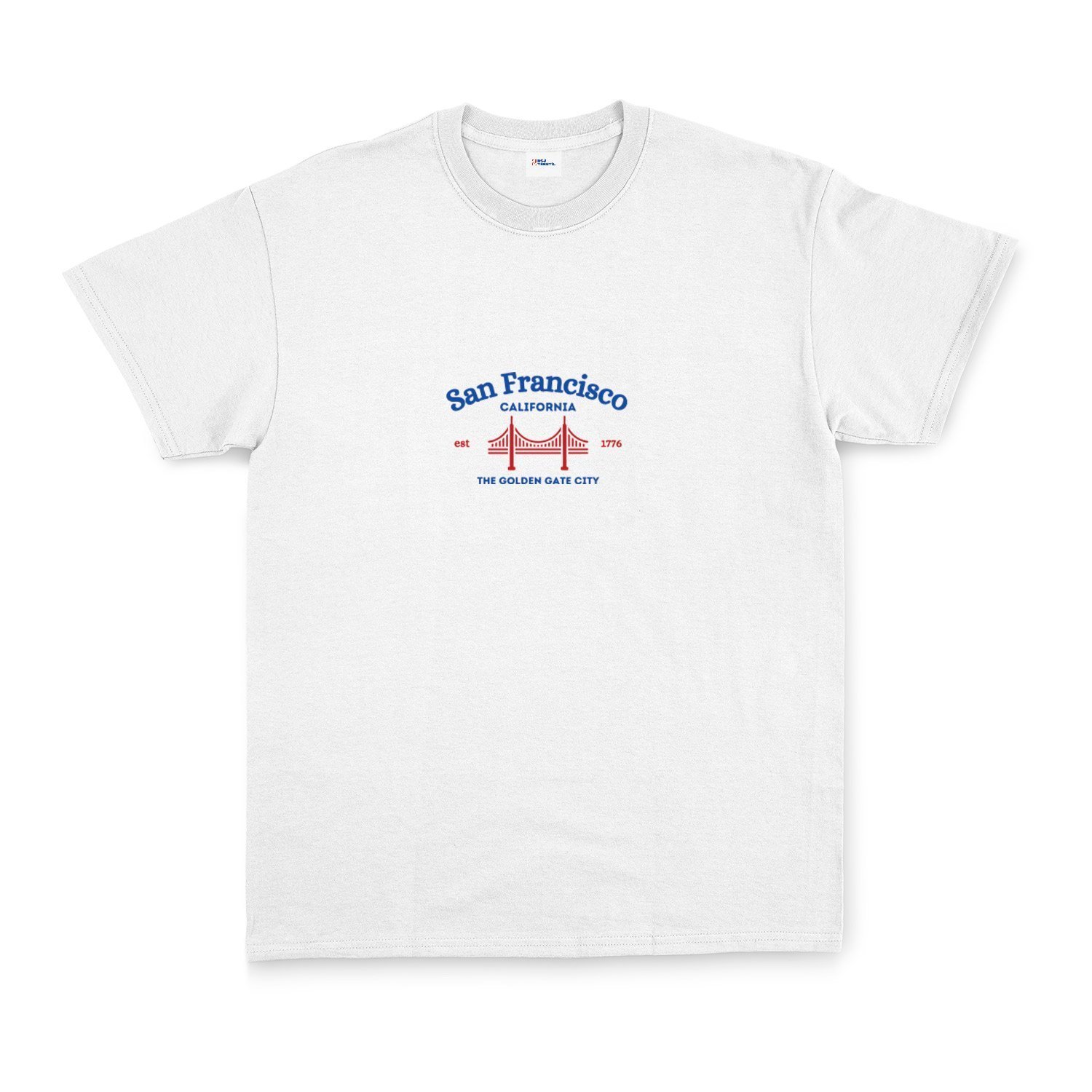 San Francisco, California Tişört S - Beyaz | OUTLET