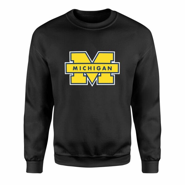 Michigan Wolverines Sweatshirt XL - Siyah