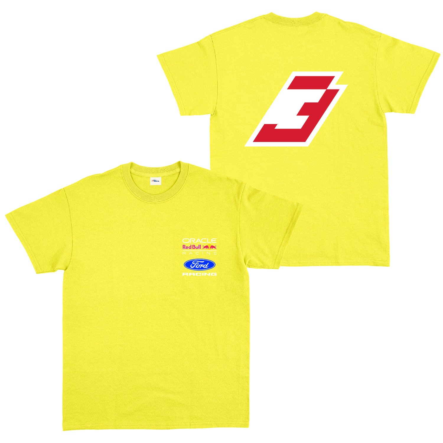 Max Verstappen Red Bull Jersey Tişört M - Sarı