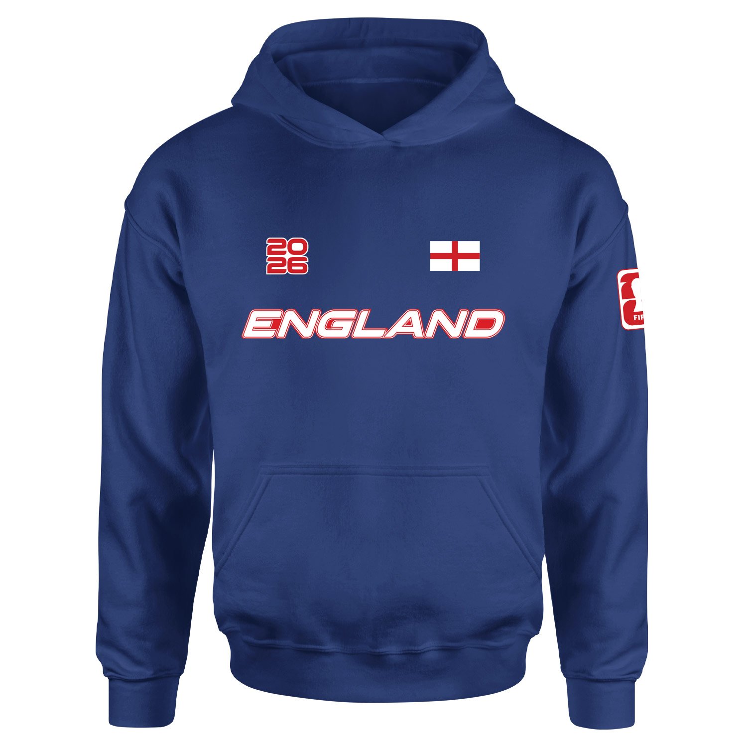 İngiltere 2026 Hoodie XXL - İndigo Mavisi