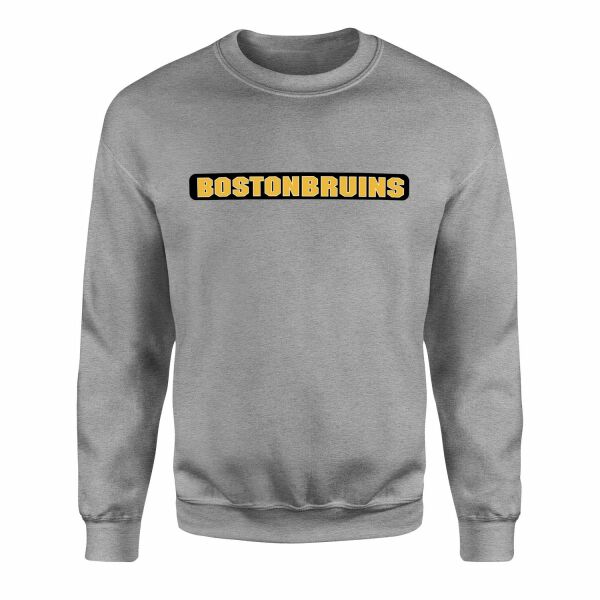 Boston Bruins Block Sweatshirt S - Gri