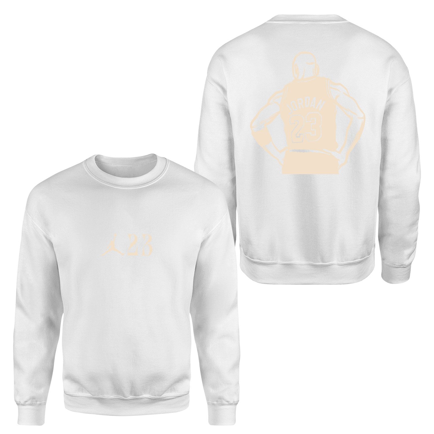 MJ 23 Unstoppable Cream |  Air Jordan Sweatshirt M - Beyaz