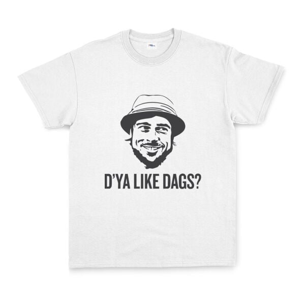 D’ya Like Dags? Snatch Tişört L - Beyaz | OUTLET