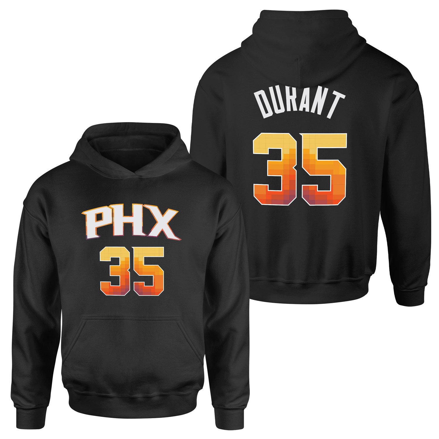 Kevin Durant 35 Phoenix Forma Hoodie XXL - Siyah