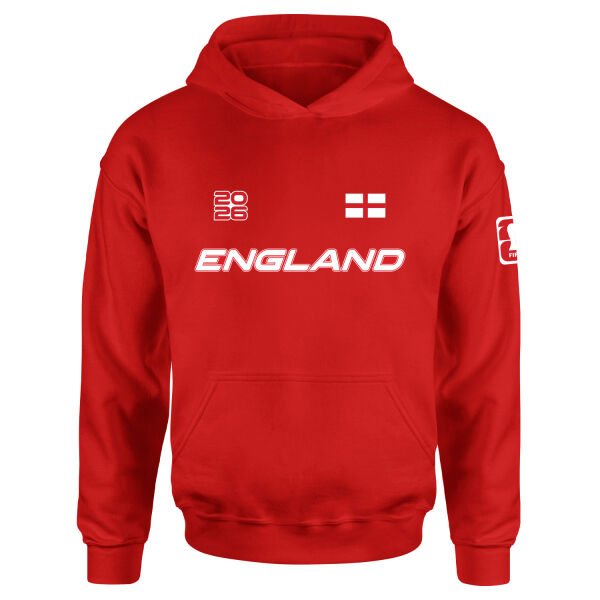 İngiltere 2026 Hoodie S - Kırmızı