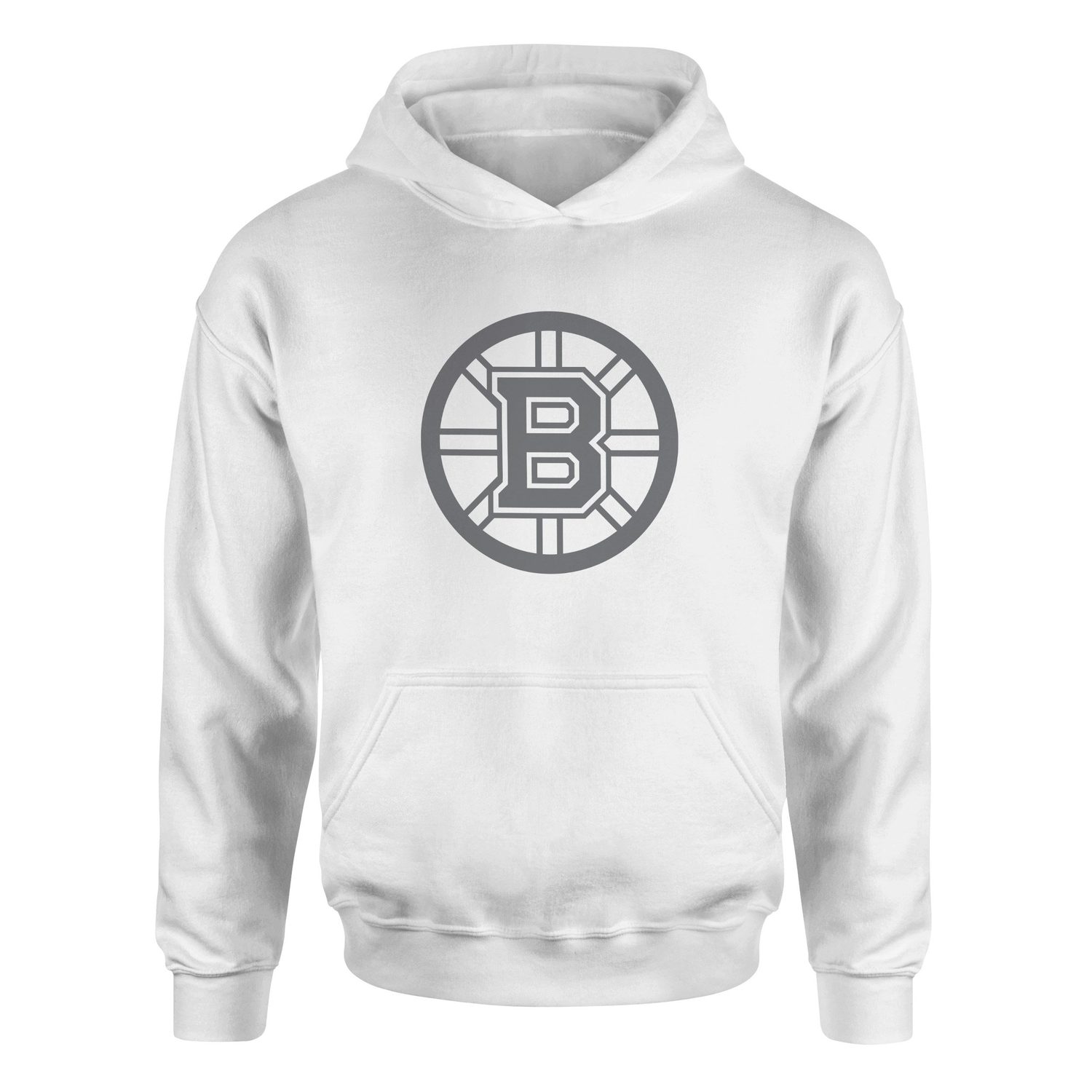 Boston Bruins Muted Black Hoodie S - Beyaz
